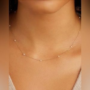 Gorjana Pearl Newport gold necklace
